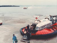 AP1-88 hovercraft at Ryde hoverport -  (credit: The <a href='http://www.hovercraft-museum.org/' target='_blank'>Hovercraft Museum Trust</a>).